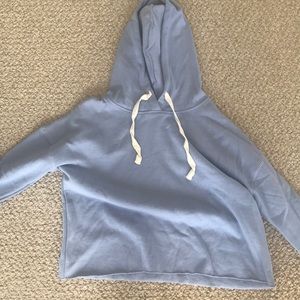 Never worn blue cropped hoodie